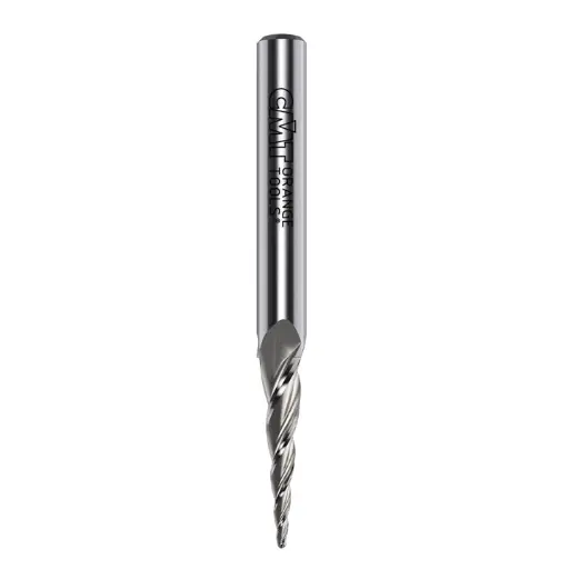 Augšup Spirāl 2D/3D Grebšana frēze, Solid HWM D=3.2x50x90 Z3 RH