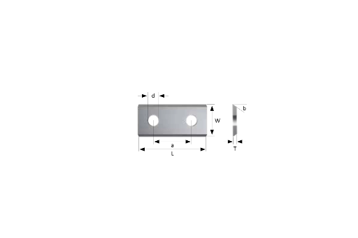 Knive 30x12x1.5, 35º, T10MG